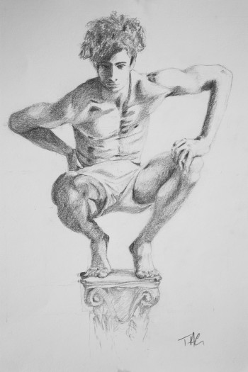 On a Pedestal Model on a pedestal